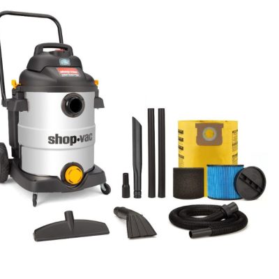 Shop-Vac® 10 Gallon* 6.5 Peak HP** Contractor Series Stainless Steel Wet/Dry Vacuum with SVX2 Motor Technology
